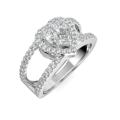 Heart - Shaped Diamond Ring