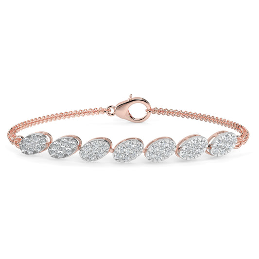 Oval Diamond Bracelet